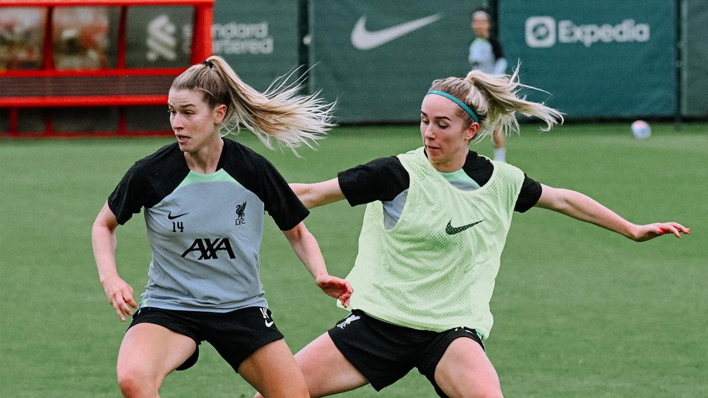 Liverpool FC Women training