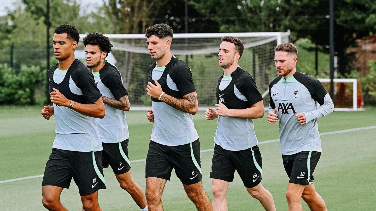 Liverpool pre-season training