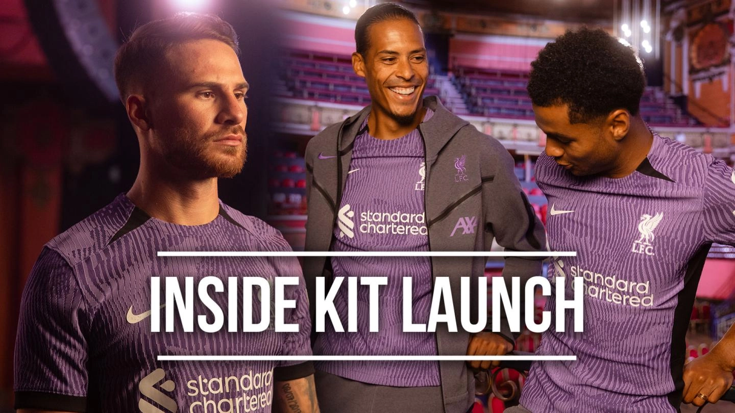 Liverpool third kit launch