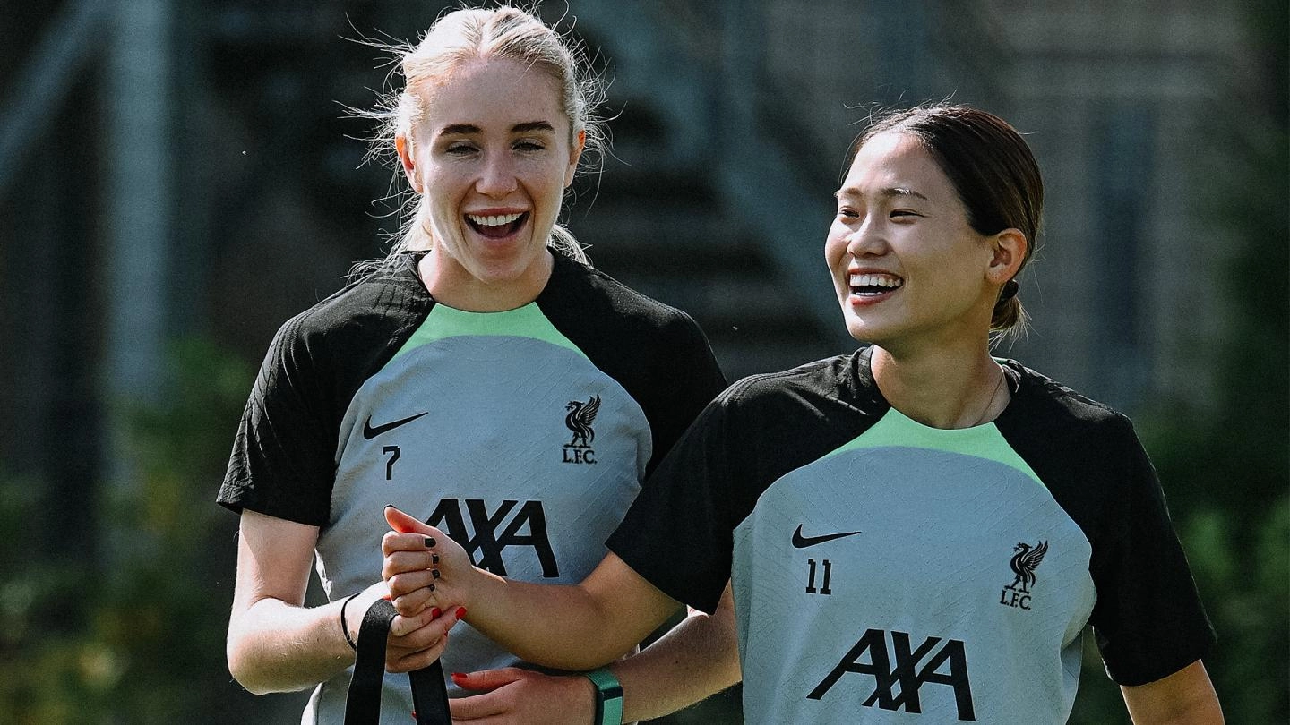 Liverpool FC Women training session