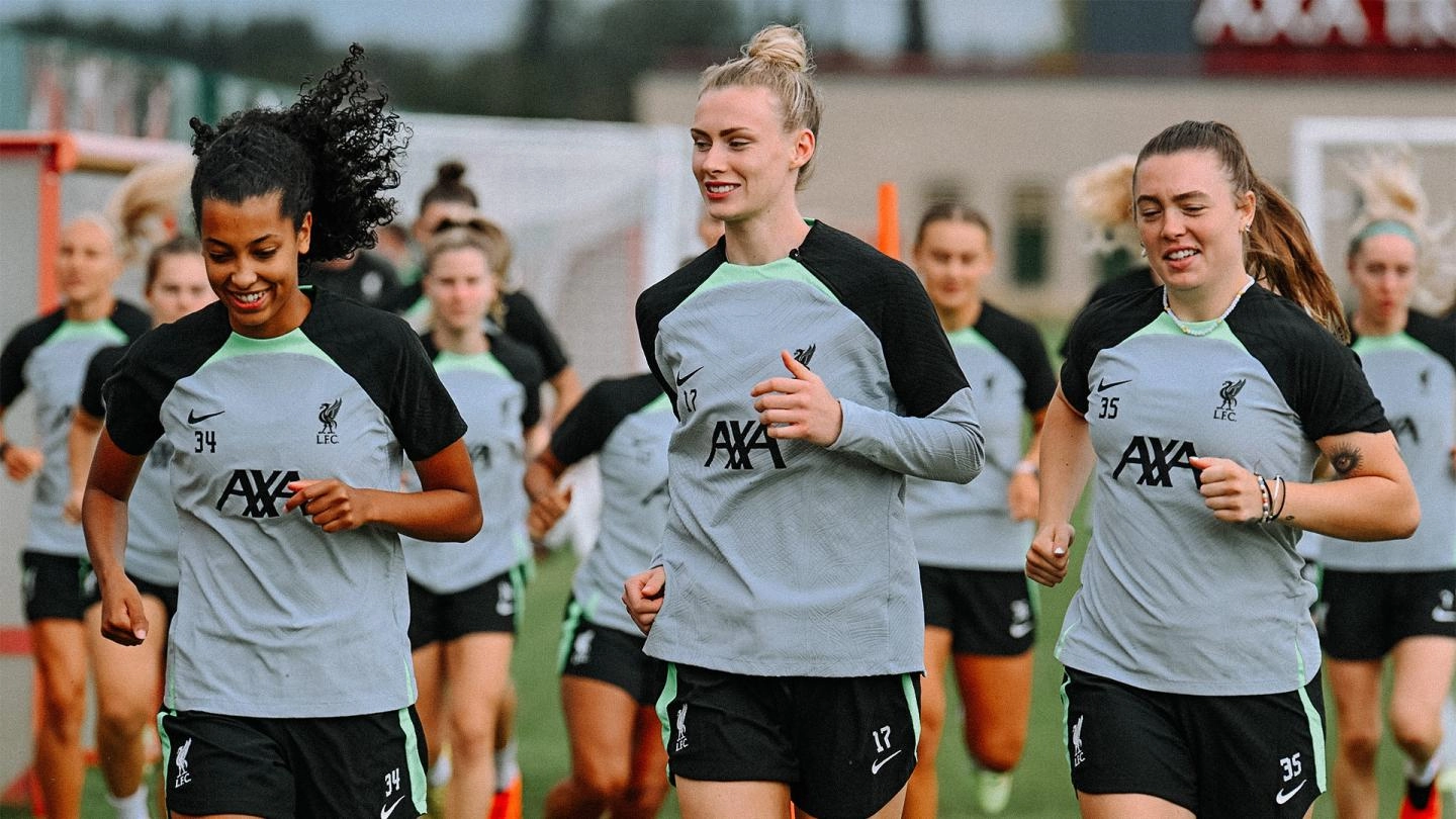 Liverpool FC Women training