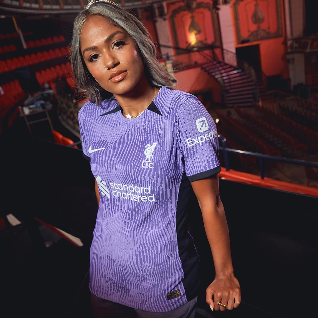 Purple Nike Liverpool FC 2023/24 Third Shirt Junior