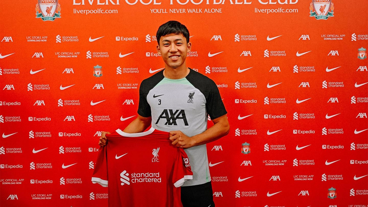 Revealed: Wataru Endo's Liverpool squad number