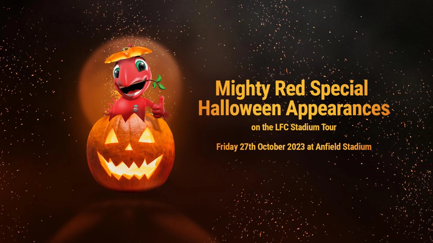 Mighty Red Halloween Appearances on the LFC Stadium Tour