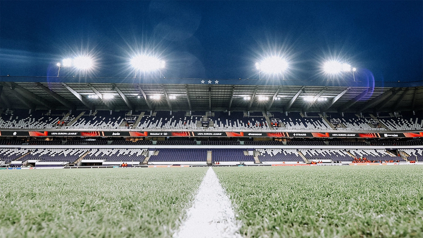 A general view of Anderlecht Stadium