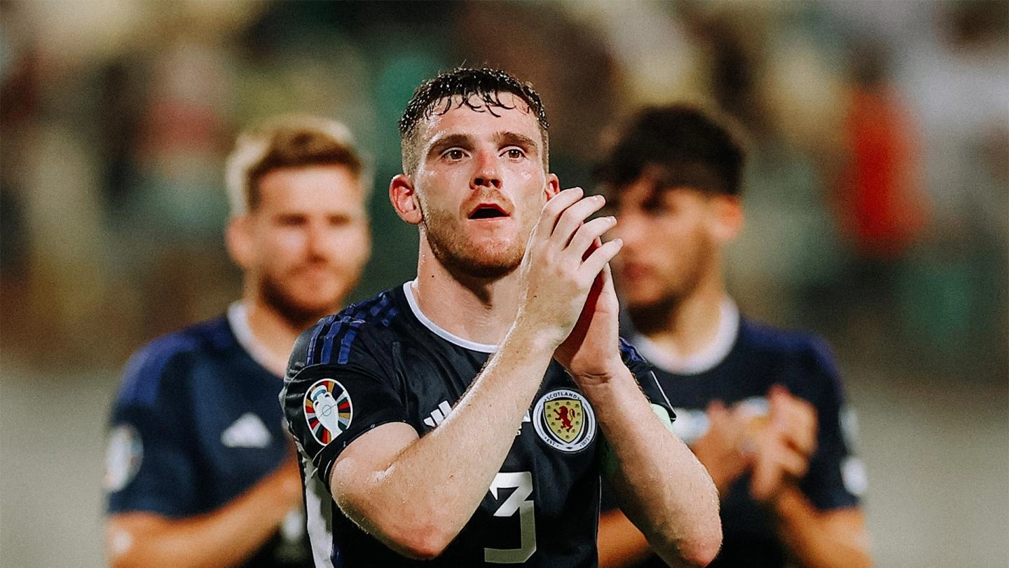 Andy Robertson of Liverpool FC and Scotland