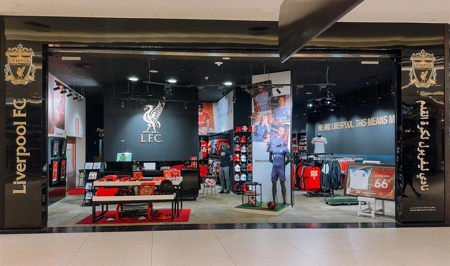 Liverpool FC Dubai retail store 