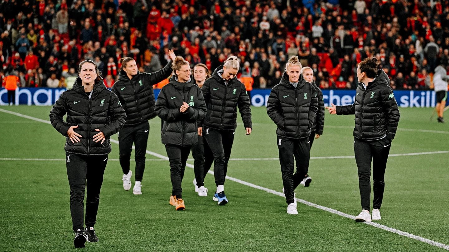 Photos: Anfield crowd show support for LFC Women ahead of WSL opener and Merseyside derby