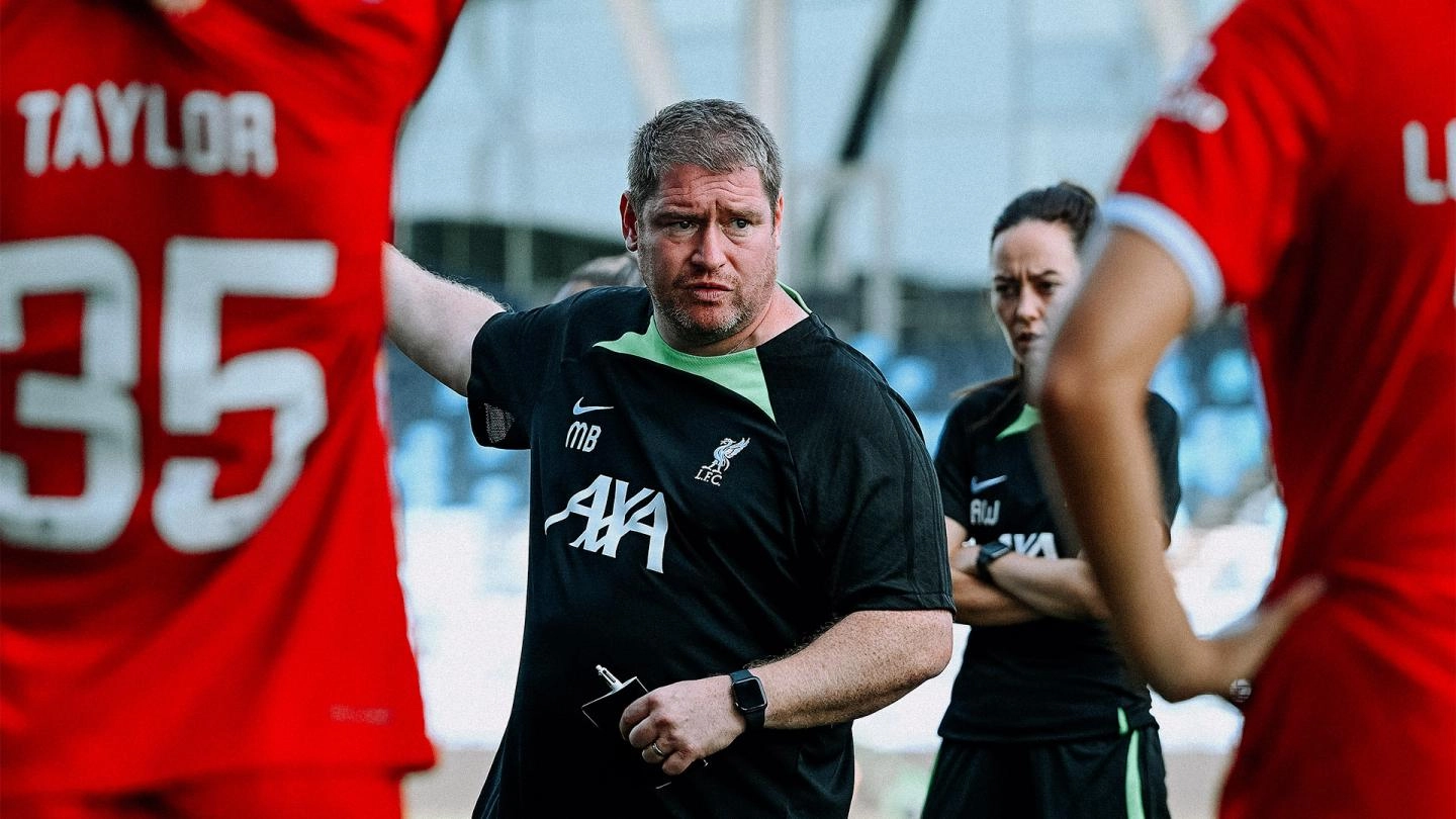 Matt Beard of Liverpool FC Women