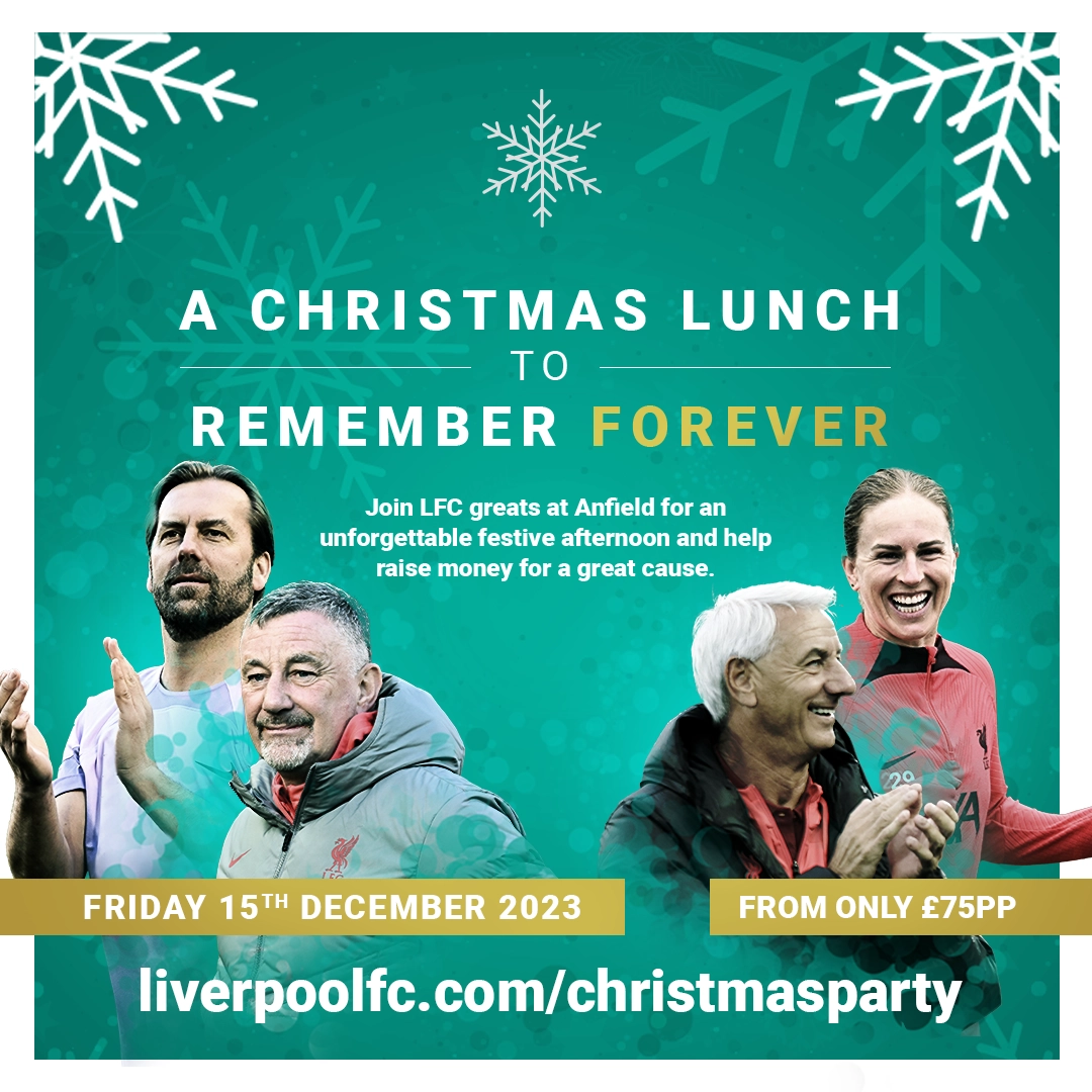 Celebrate festive season with LFC legends at Forever Reds Christmas