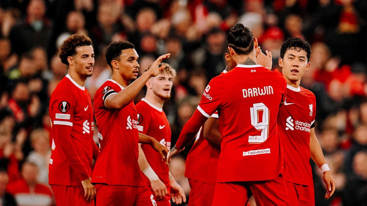 Liverpool put five past Toulouse to maintain perfect Europa League start