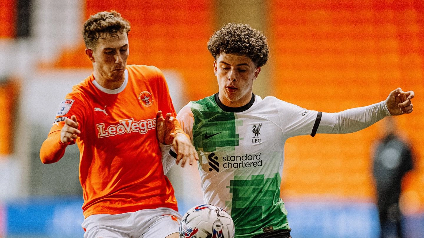 Liverpool U21s beaten away at Blackpool in EFL Trophy