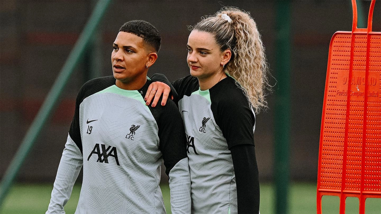 Photos: LFC Women's Friday session at AXA Melwood Training Centre