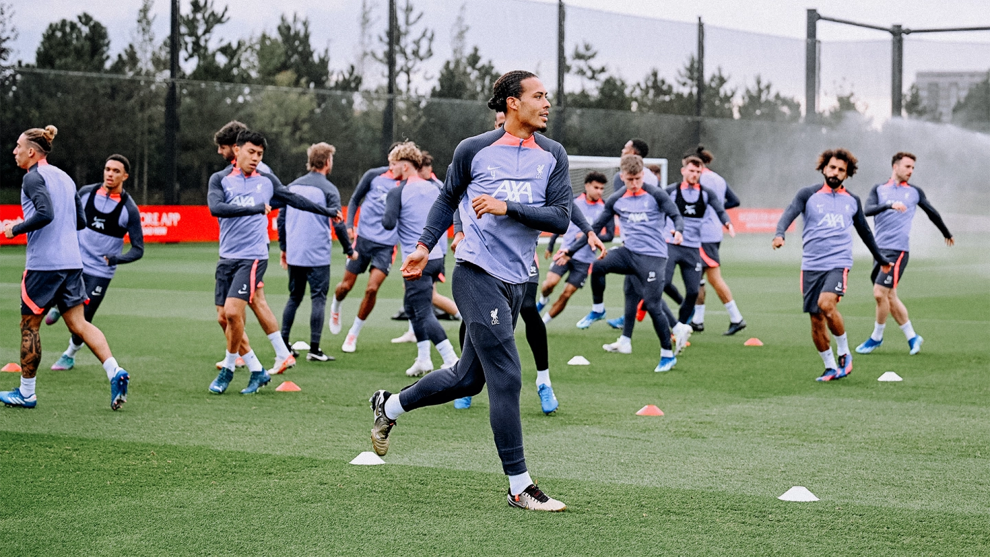 40 training photos as Liverpool prepare for Union SG clash in Europa League