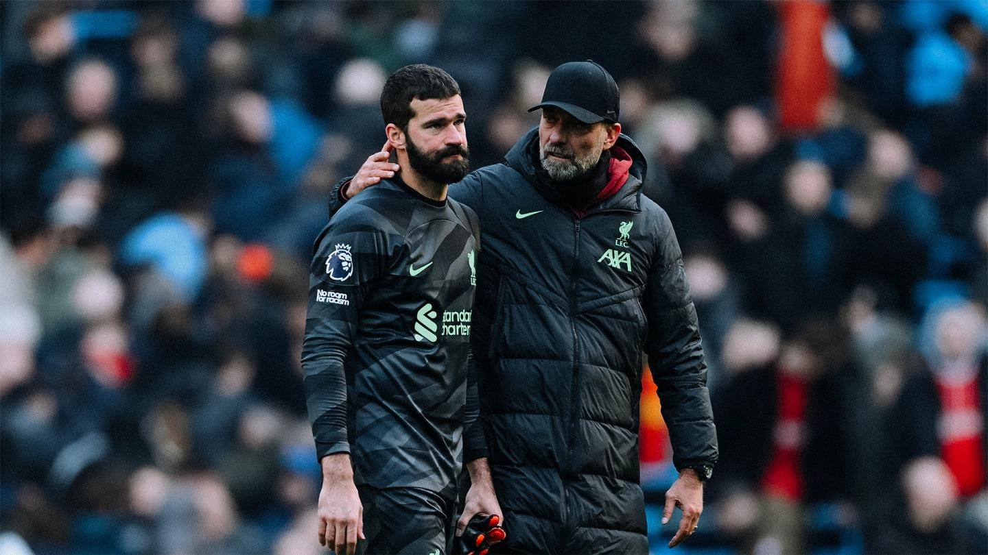 Jürgen Klopp's update on Alisson Becker and Diogo Jota injuries