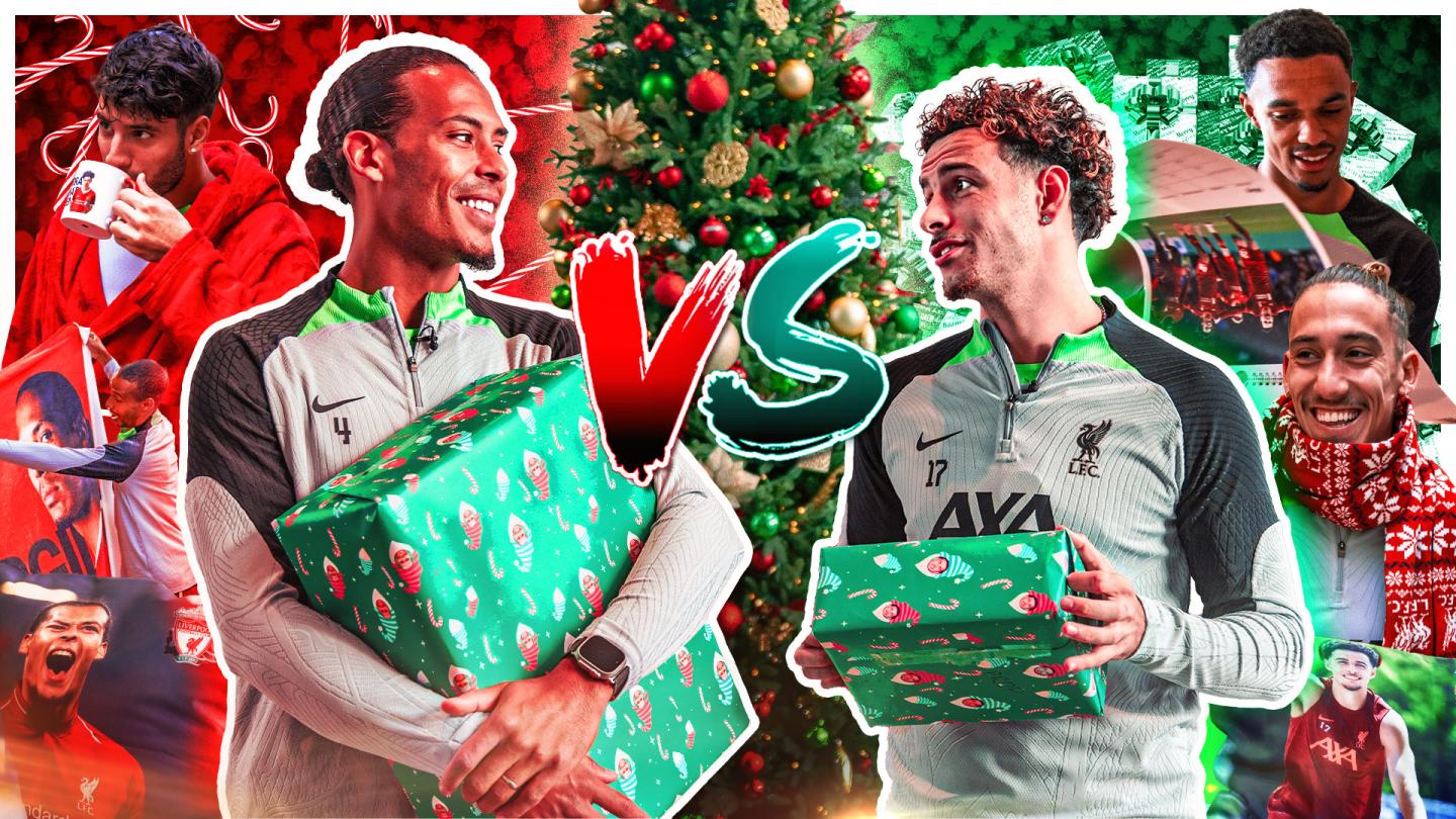 Watch Virgil van Dijk and Curtis Jones compete for the 'Best Santa' title -  Liverpool FC