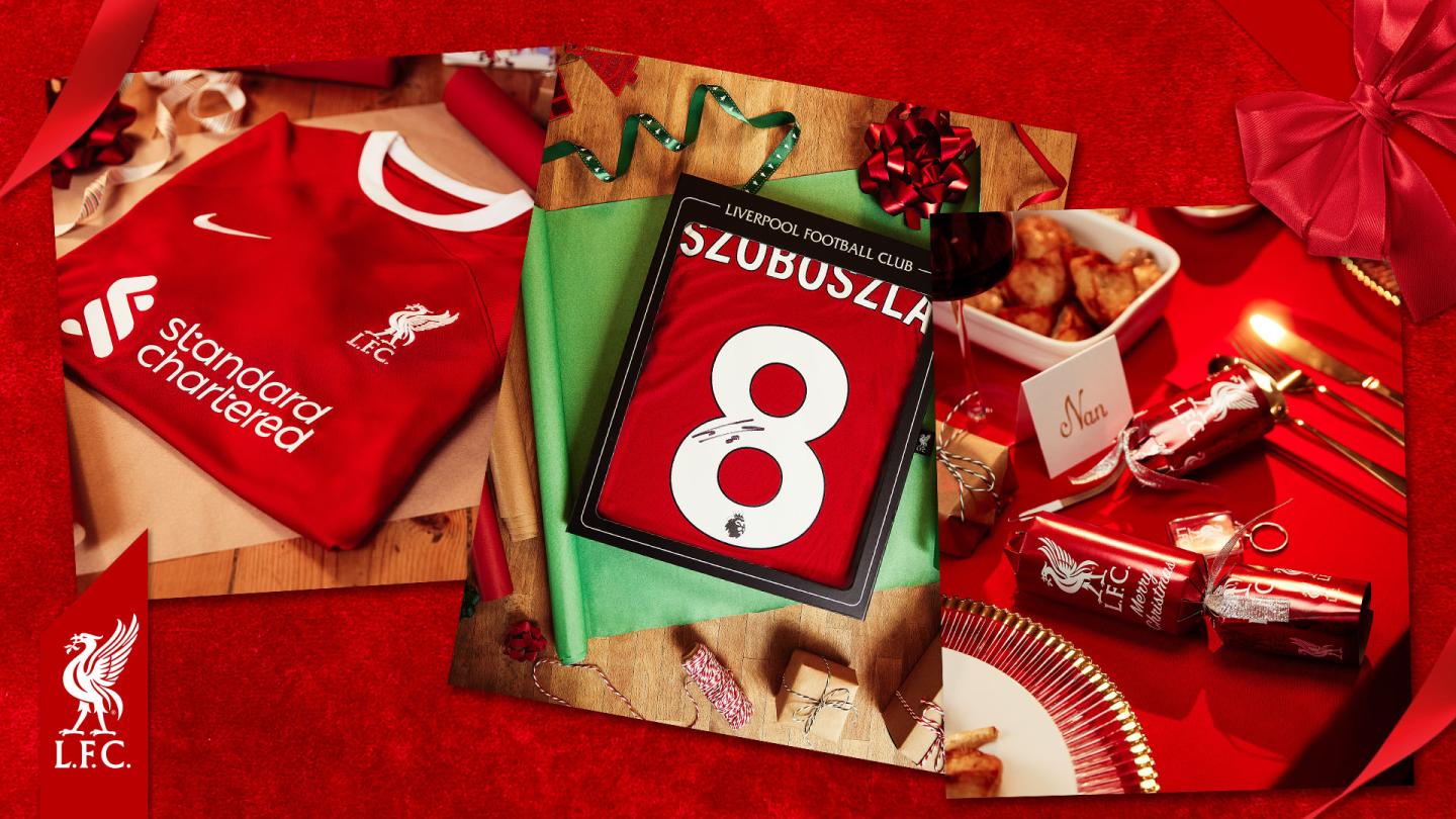 Explore LFC Retail's most popular gifts this Christmas Liverpool FC