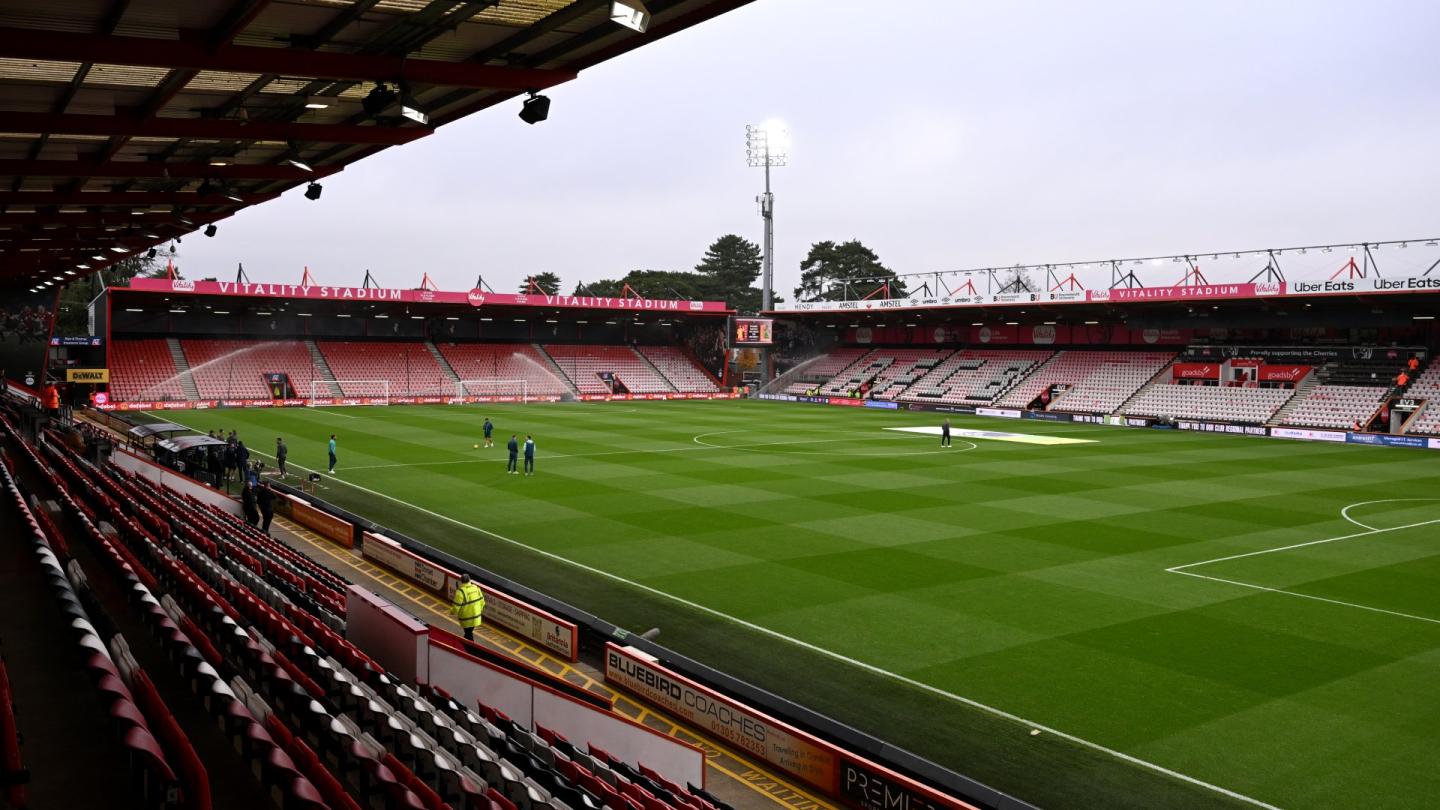 Bournemouth FC vs Brighton football match at Vitality Stadium