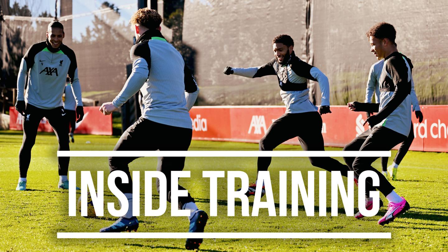 Inside Training: Watch gym work, goals and more as Reds prepare for Bournemouth – Liverpool FC