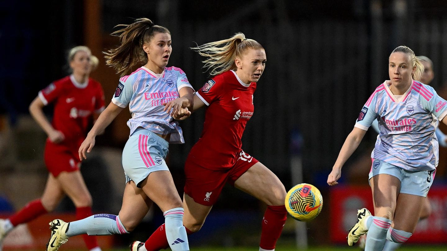 Liverpool suffer home loss to Arsenal in Women's Super League