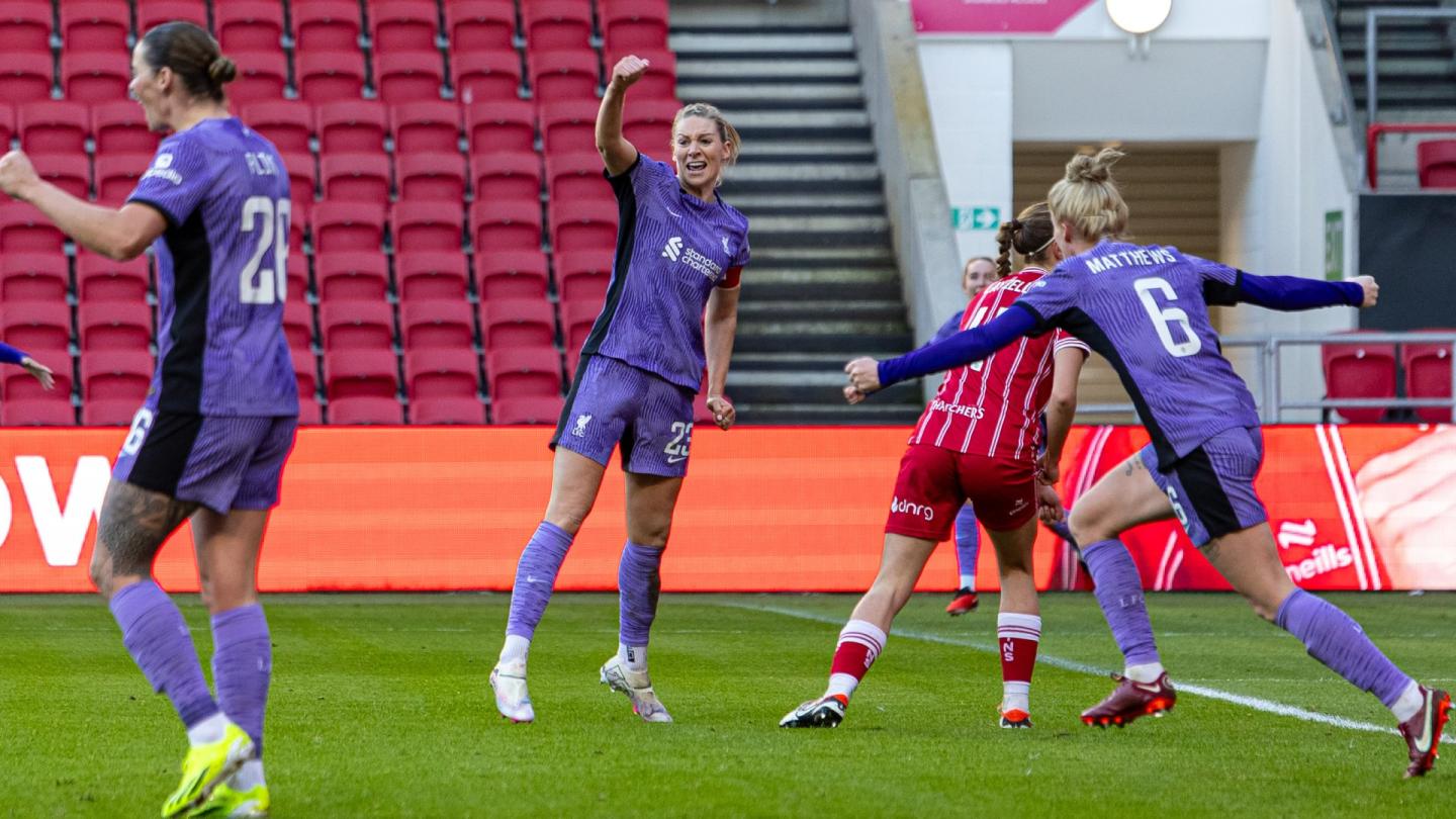 Watch Women's FA Cup highlights: Bristol City 0-1 Liverpool - Liverpool FC