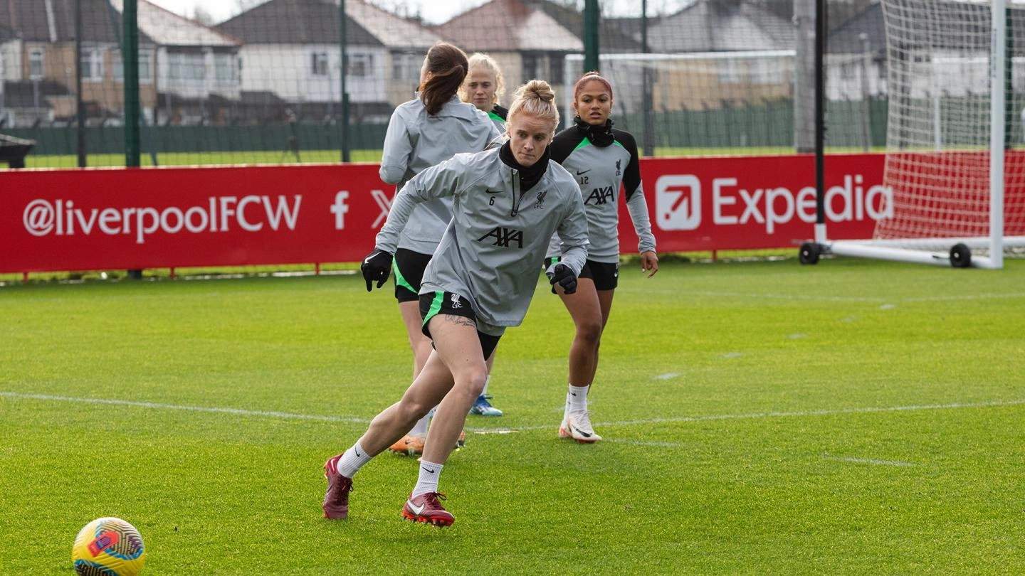 Gallery: LFC Women's Friday session at AXA Melwood Training Centre