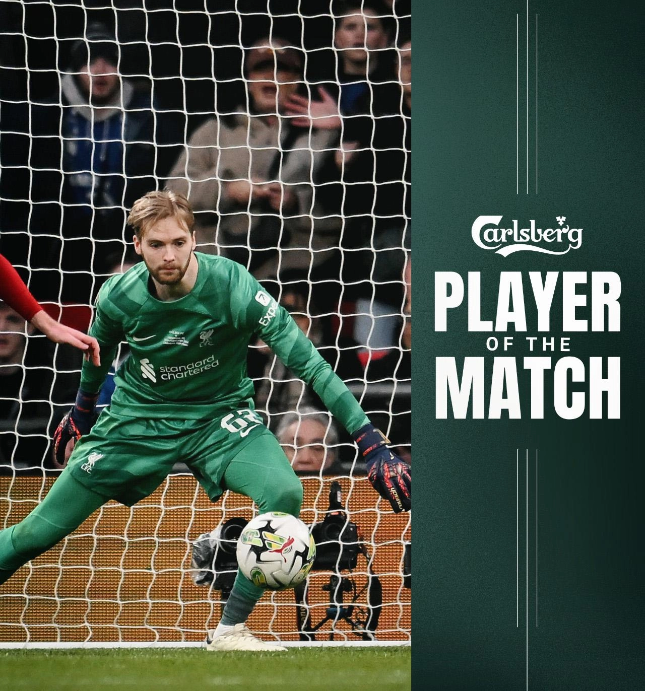 "In the big moments you have to step up and make saves" says Liverpool goalkeeper Caoimhin Kelleher as he discusses the importance of the win at Wembley