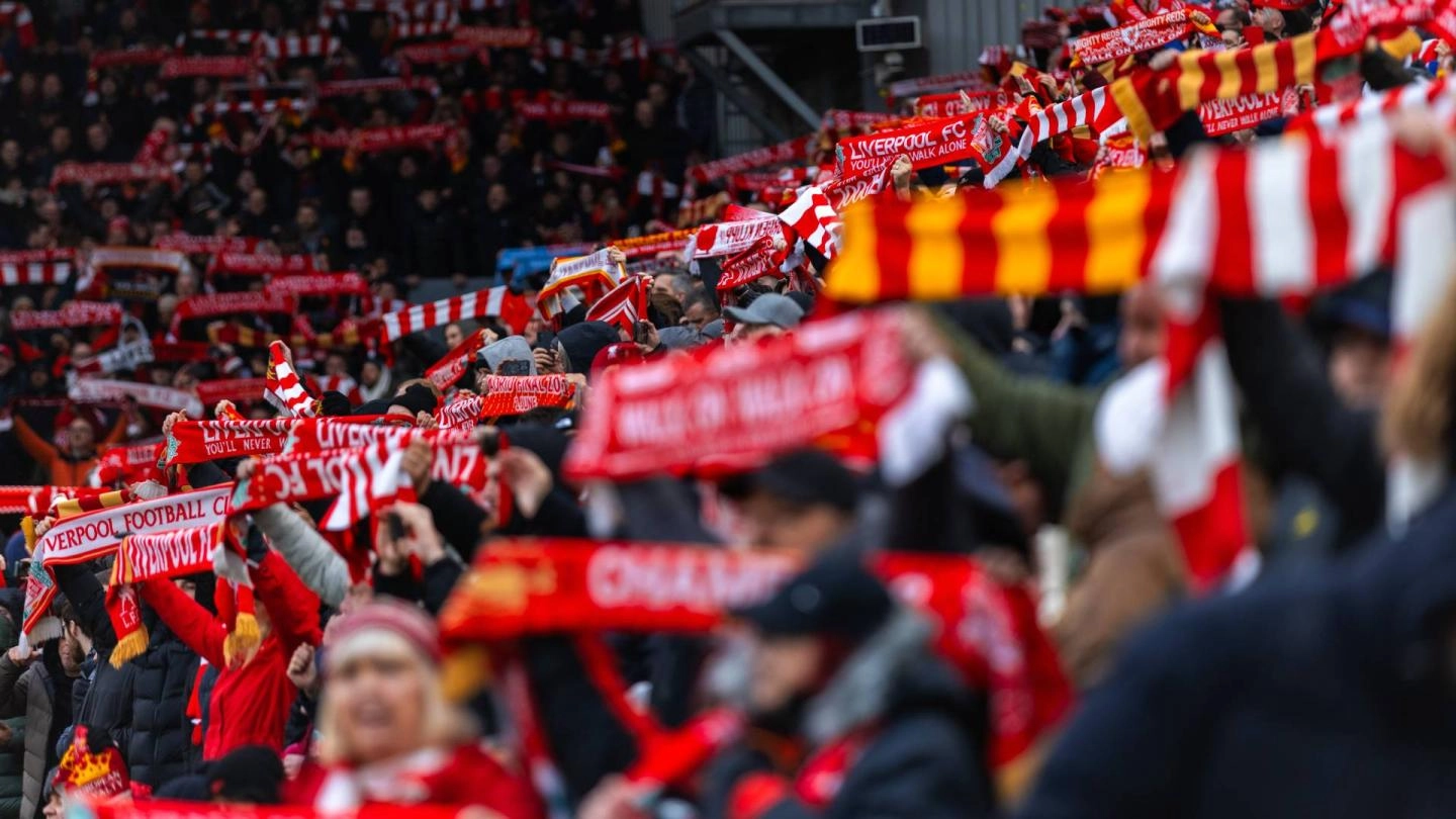 New league attendance record set at Anfield