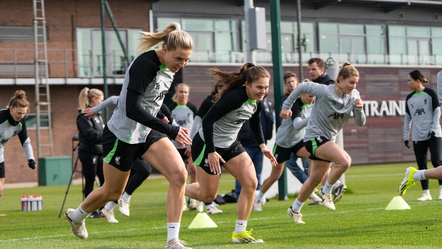 Training photos: Liverpool step up prep for Women's FA Cup quarter-final