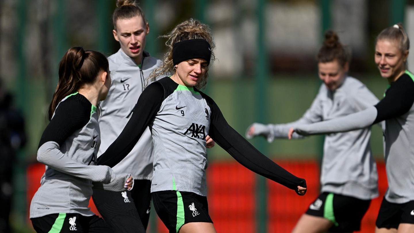 Training photos: LFC Women prepare for Merseyside derby at Melwood