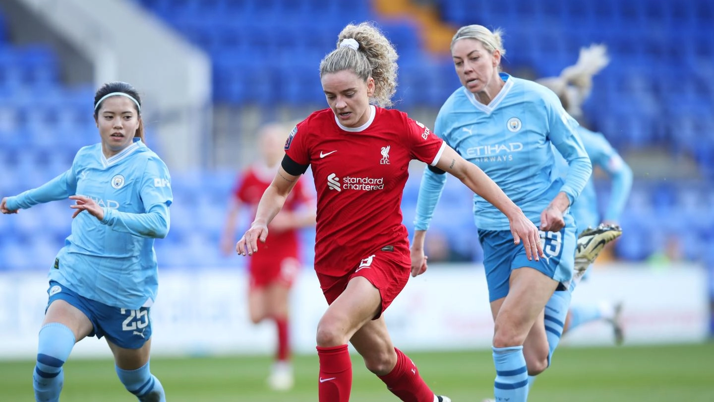 Liverpool FC Women in der WSL von Manchester City geschlagen