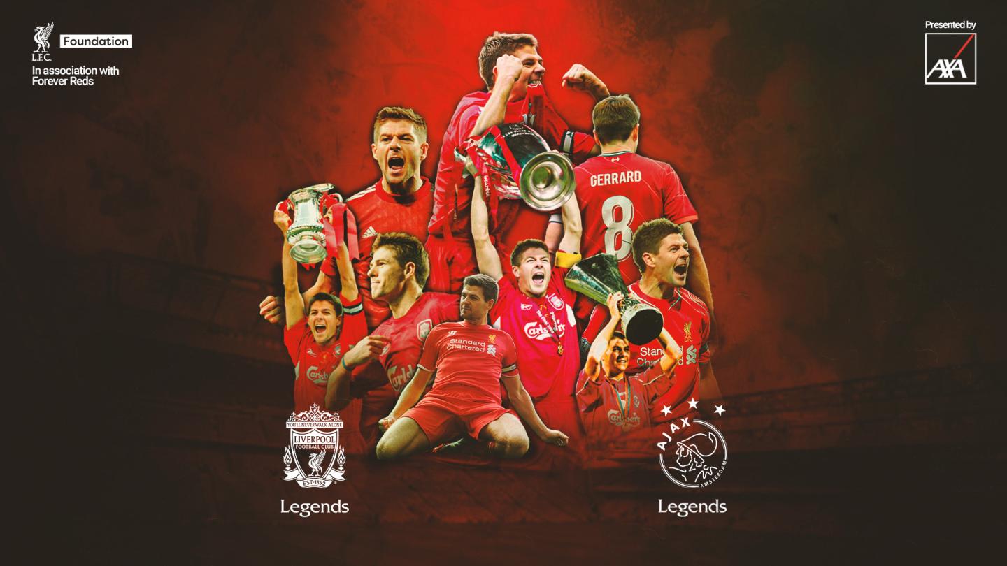 Steven Gerrard to return to Anfield for LFC Foundation's legends match