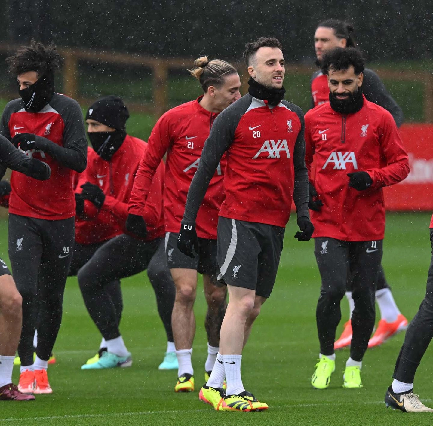 Training Photos: Alexander-Arnold, Alisson, Bajcetic And Jota Join ...