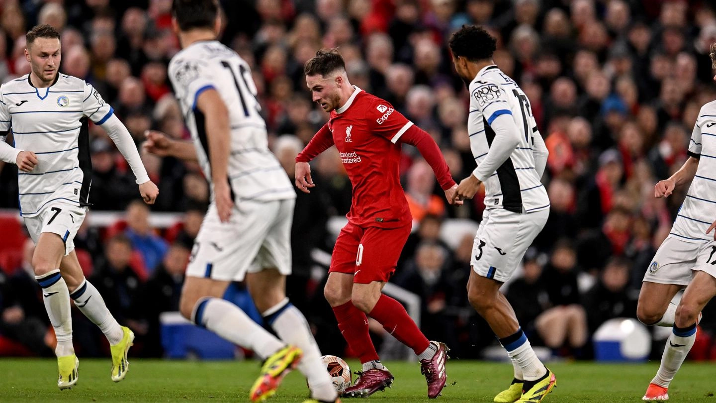 Liverpool wurde im Viertelfinal-Hinspiel der Europa League in Anfield von Atalanta geschlagen