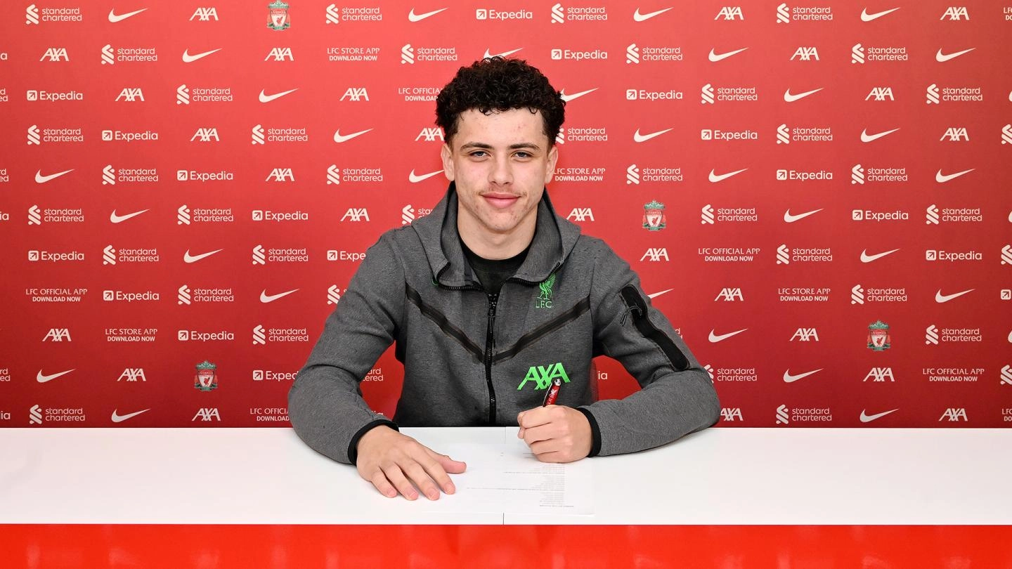Kieran Morrison signs first professional contract with LFC