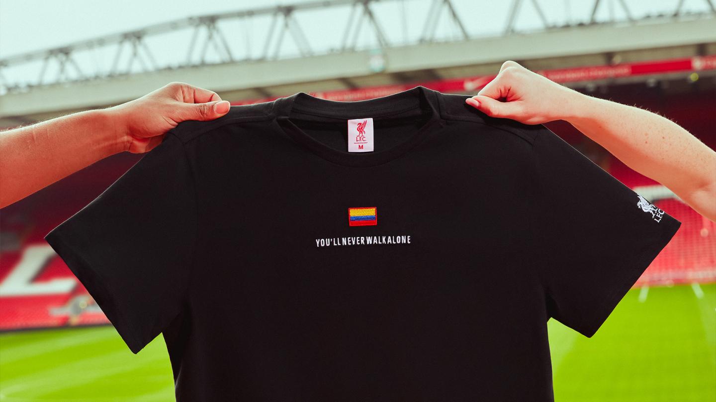 Explore additions to the LFC flag T-shirt collection now - Liverpool FC
