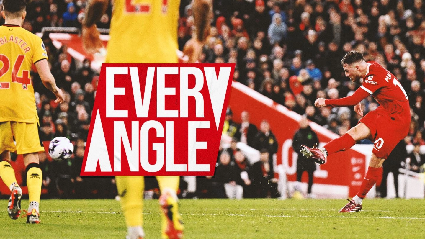 Every angle of Alexis Mac Allister's screamer v Sheff Utd