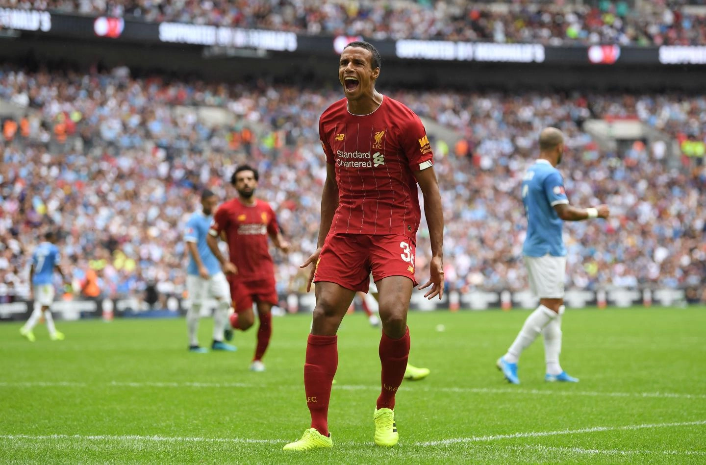 August 2019: Scoring against Manchester City in the Community Shield