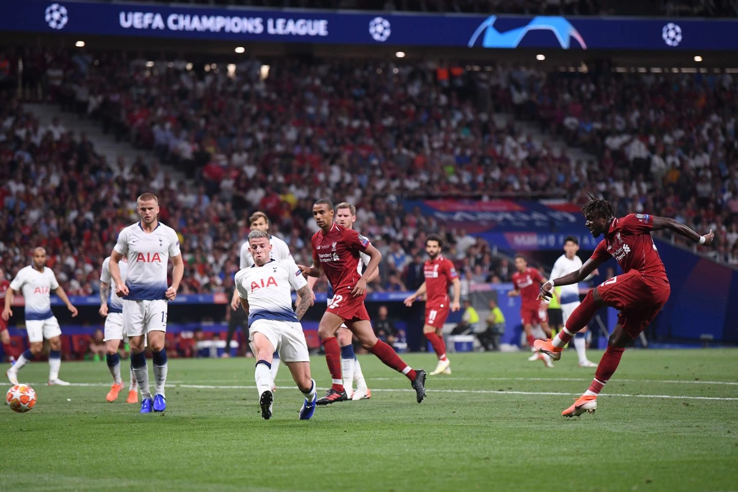 June 2019: Assisting Divock Origi in the Champions League final