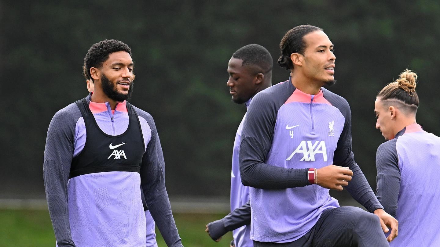 Joe Gomez on Virgil van Dijk captaincy: 'The way he does it speaks for itself'