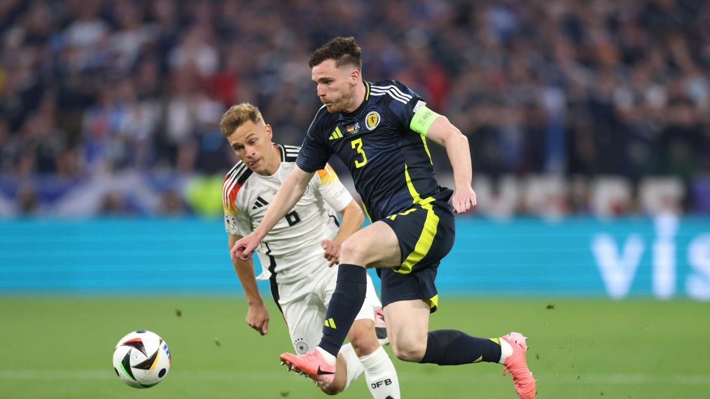 Euro 2024: Andy Robertson's Scotland beaten by Germany in tournament opener