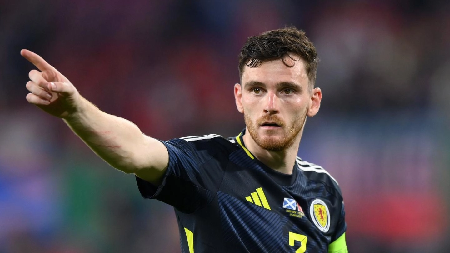 Euro 2024: Andy Robertson leads Scotland to draw with Switzerland