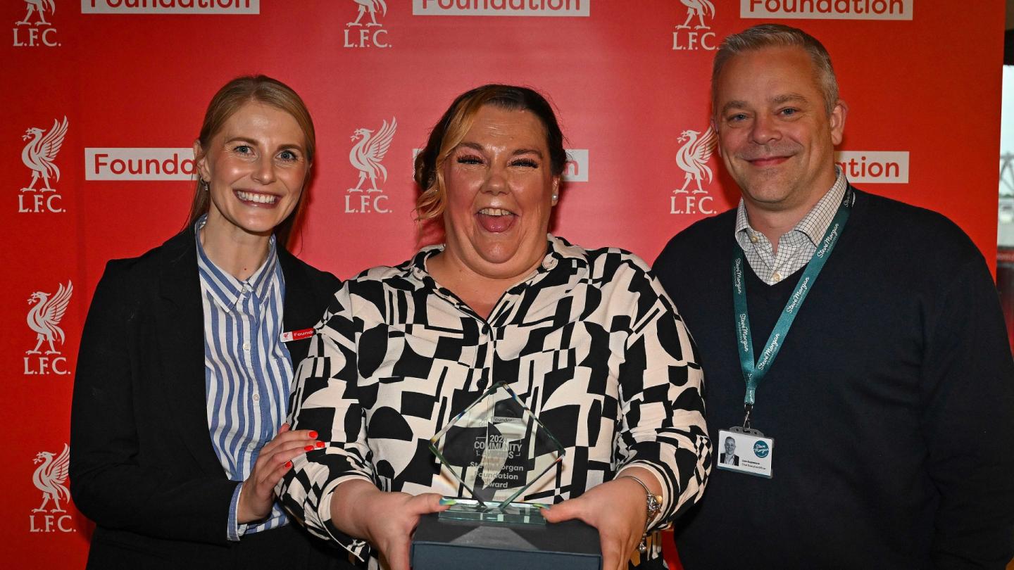 Local Community Hero Scoops Steve Morgan Foundation Award Liverpool Fc