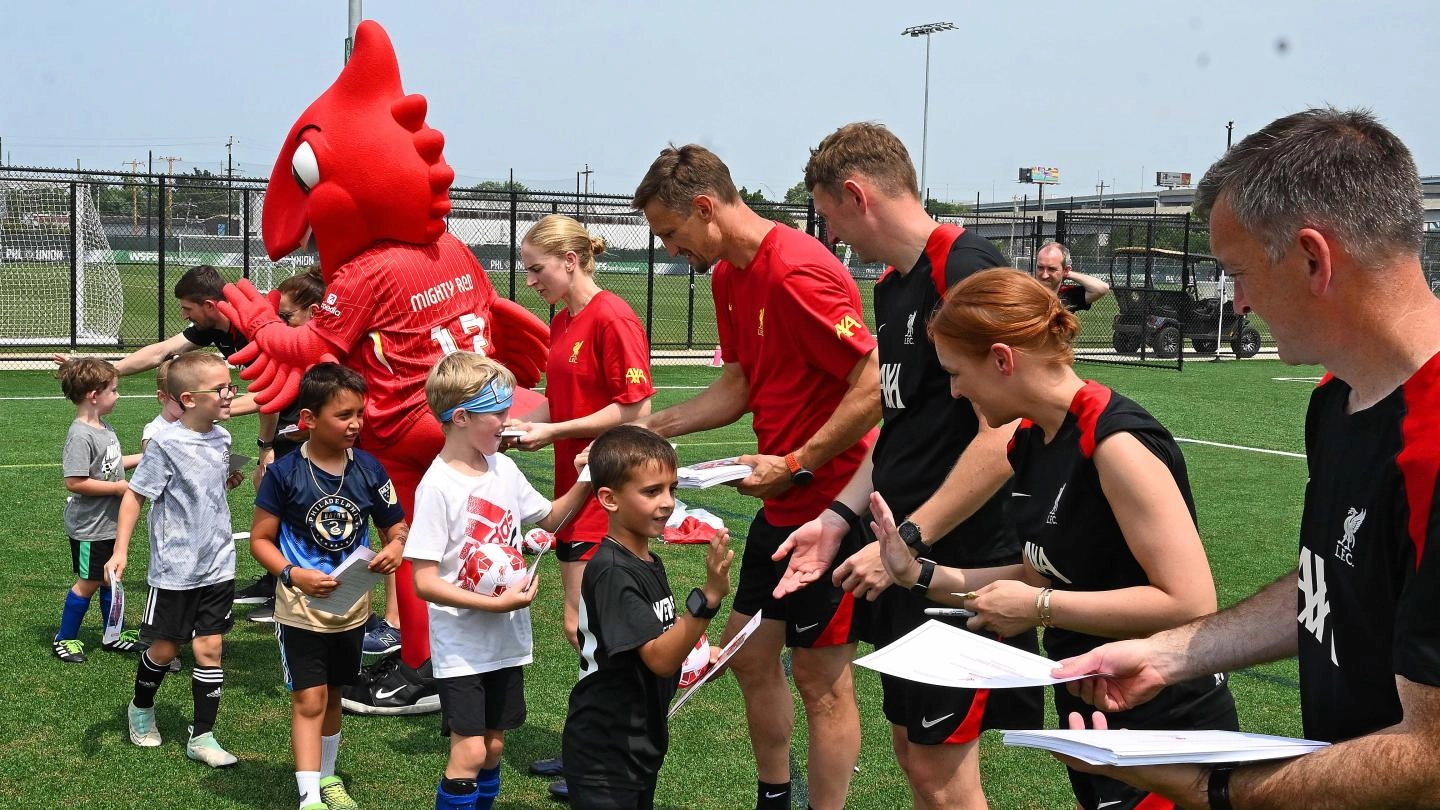 LFC Foundation join Philadelphia Union Foundation for special soccer clinic for local youngsters