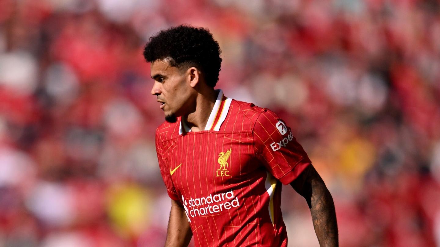 2024-25 プレミアリーグ リバプール LUIS DÍAZ 7 番Mサイズ Nike Liverpool 3rd Luis Díaz 7 Jersey 2024-2025 (Premier League)