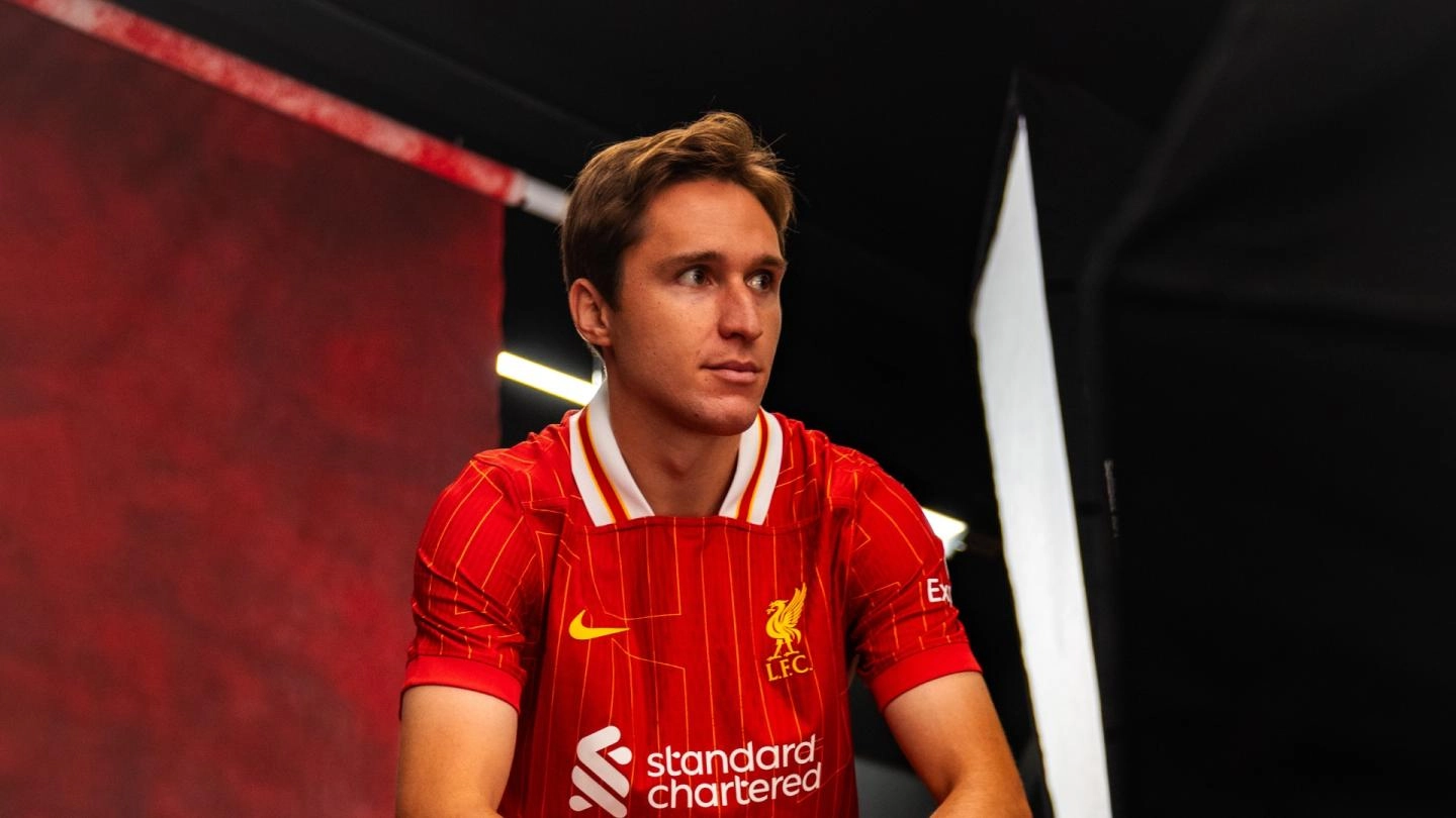 Gallery: Behind the scenes of Federico Chiesa's arrival at Liverpool