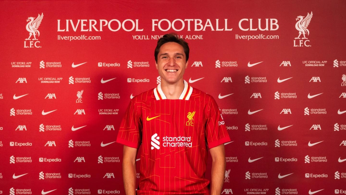 Competition: Win a Liverpool shirt signed by Federico Chiesa