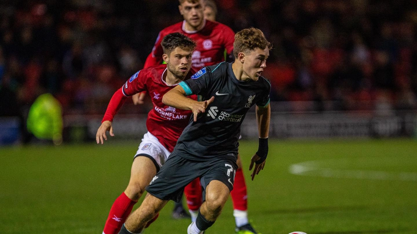 U21s match report: Liverpool beaten in Bristol Street Motors Trophy opener at Crewe