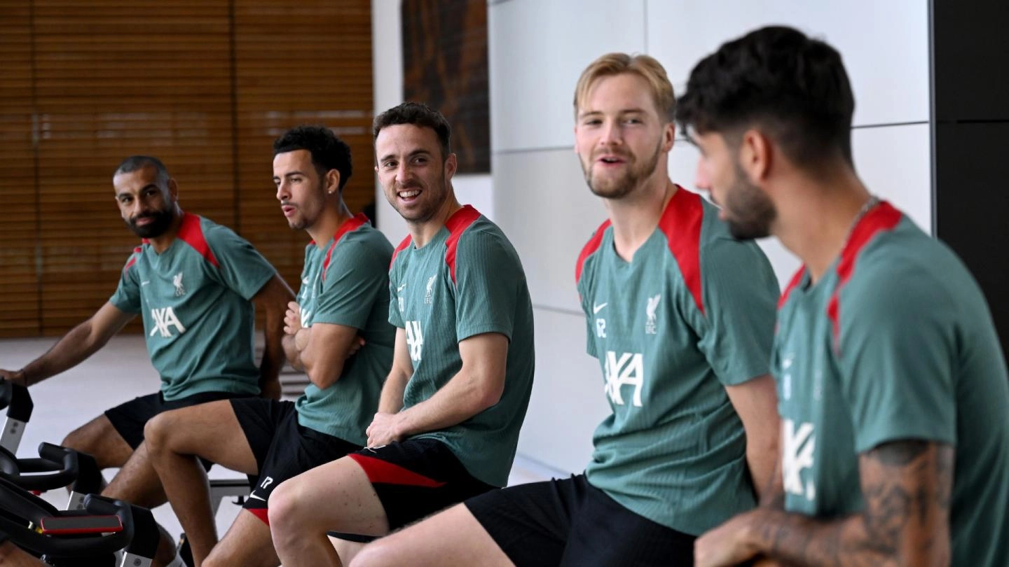 Photos: Reds' recovery session in Philadelphia after win over Arsenal