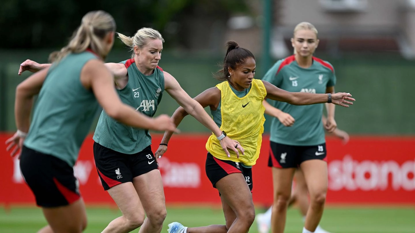 Training photos: Melwood pre-season preparations continue for LFC Women